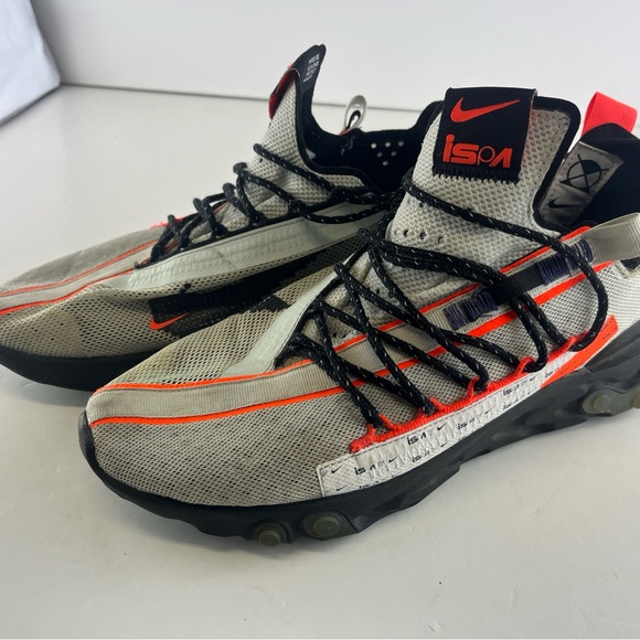 Mens Nike React ISPA Ghost Aqua CT2692-400 pre owned Size 11 Runner Mid - Picture 5 of 15